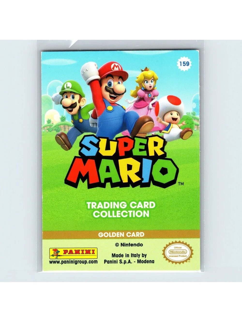 2022 Panini Super Mario Green Koopa Troopa GOLD #159
